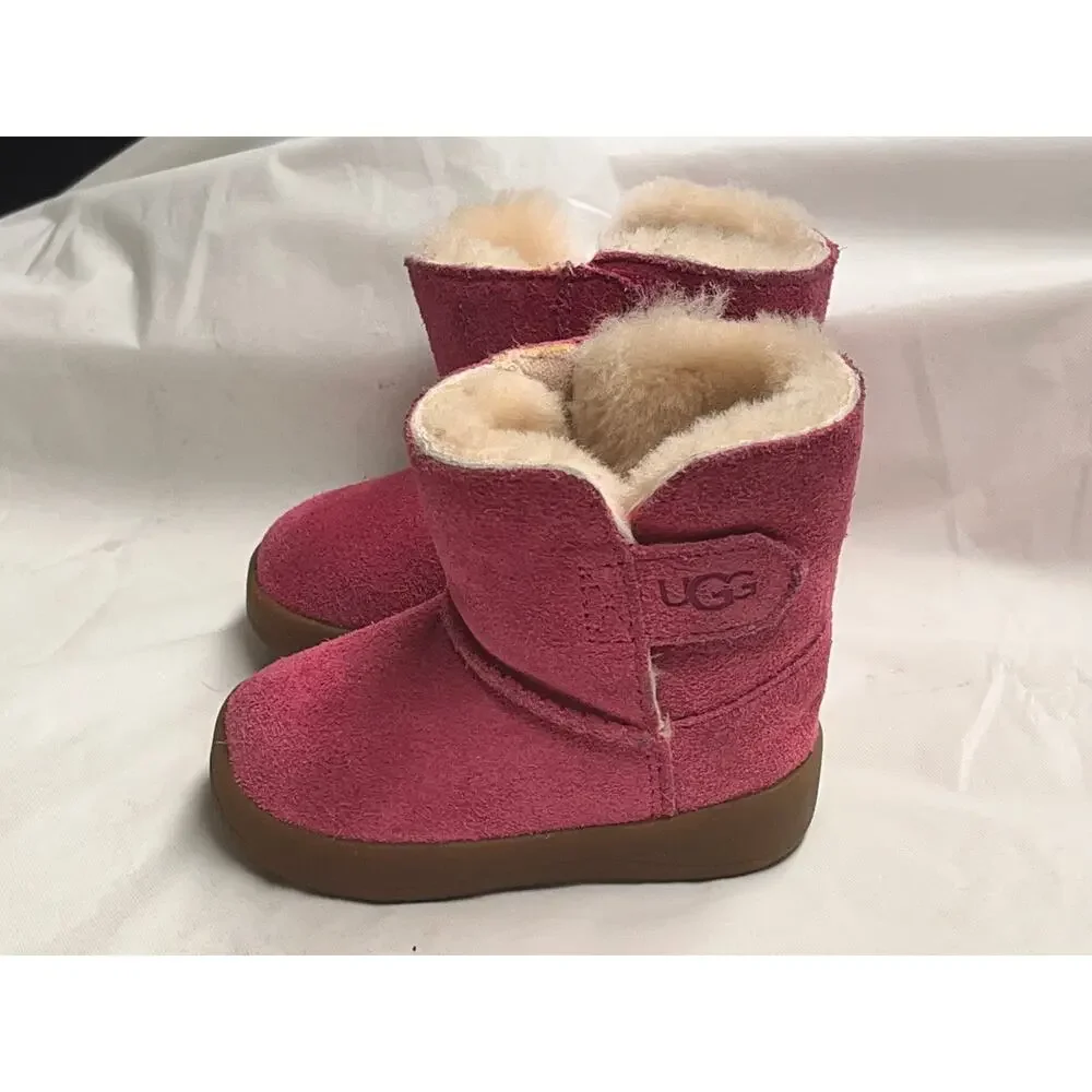 UGG AUSTRALIA TODDLER BOOTS SZ.02/03 S/N10960891 Baby Girl Pink Ugg